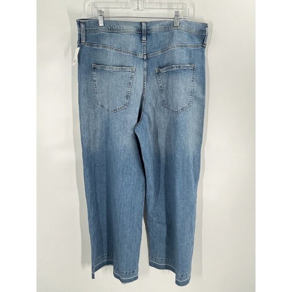 Gap Trouser High Rise Jeans Light Indigo Sz 16 NWT - Picture 4 of 6